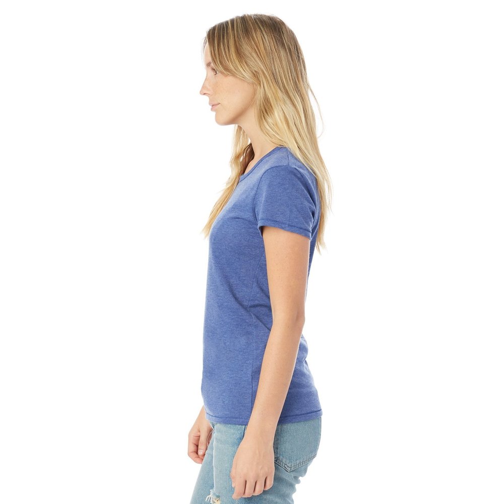 Alternative Apparel Womens The Keepsake T Shirt Vintage Like Iris Size Large NWT - Picture 3 of 5